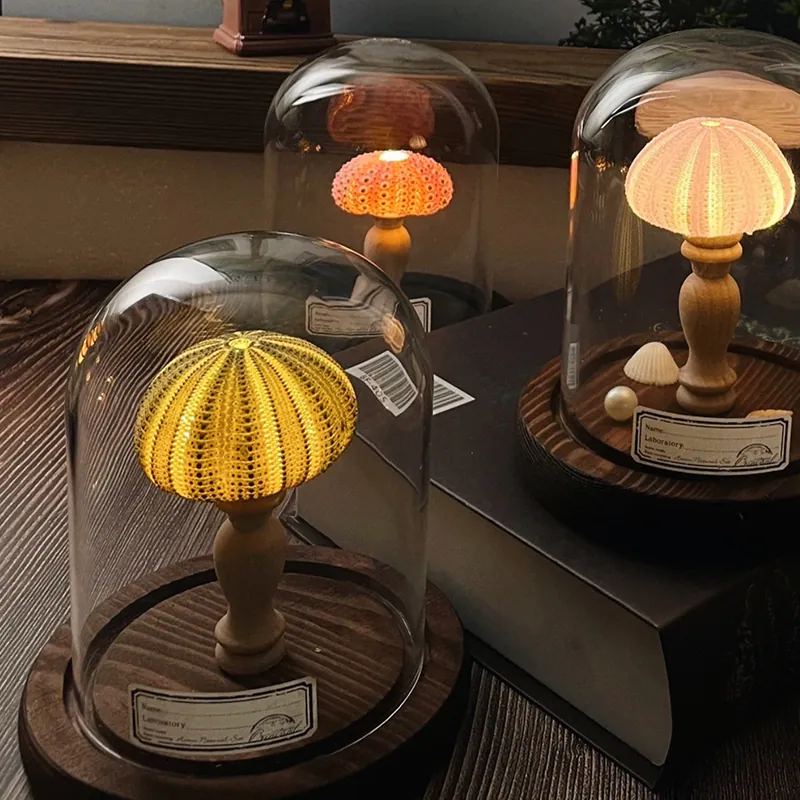 Sea Urchin Night lamp for gifting Pink Colour